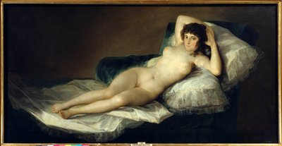 La maja desnuda (De Naakte Maja) door Francisco Jose de Goya y Lucientes