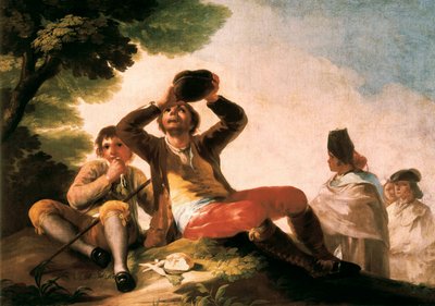 De drinker door Francisco Jose de Goya y Lucientes