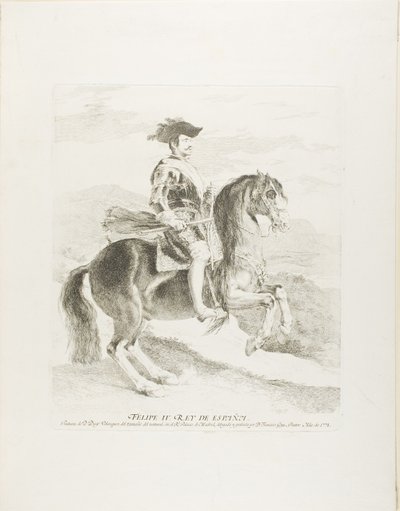 Filips IV door Francisco Jose de Goya y Lucientes