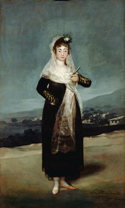 Portret van de Marquesa de Santiago door Francisco de Goya