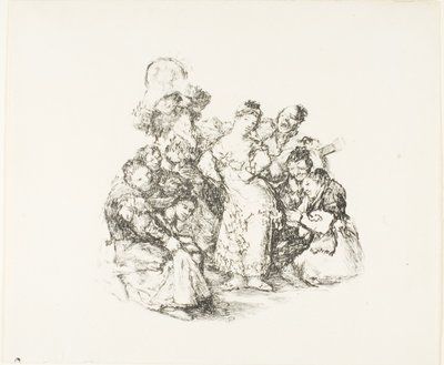 De Andalusische dans door Francisco Jose de Goya y Lucientes
