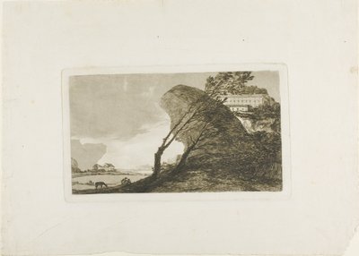 De grote rots door Francisco Jose de Goya y Lucientes
