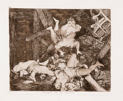 De rampen van de oorlog: Oorlogsschade door Francisco de Goya