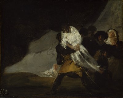 De Opgehangen Monnik door Francisco de Goya