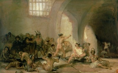 Het Gekkenhuis door Francisco de Goya