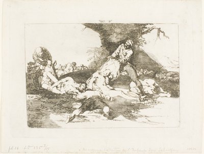Zij Gebruiken Hen, plaat 16 uit De Rampen van de Oorlog door Francisco Jose de Goya y Lucientes