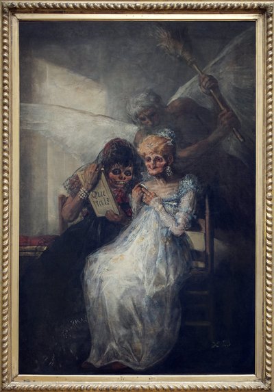 De Tijd, ook wel Les Vieilles genoemd. Schilderij door Francisco de Goya. door Francisco de Goya