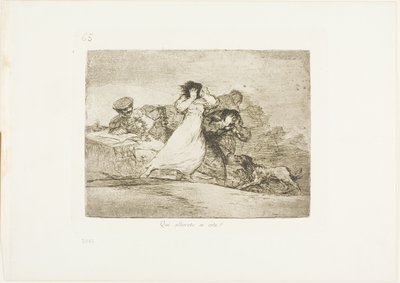 Wat is dit Gedruis?, plaat 65 uit De Rampen van de Oorlog door Francisco Jose de Goya y Lucientes