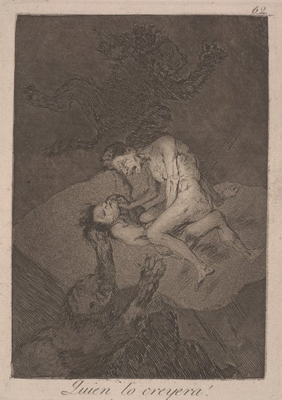 Wie had dat gedacht! (Quien lo creyera!) door Francisco de Goya