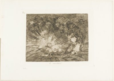 Zal Ze Weer Opstaan?, plaat 80 uit De Rampen van de Oorlog door Francisco Jose de Goya y Lucientes