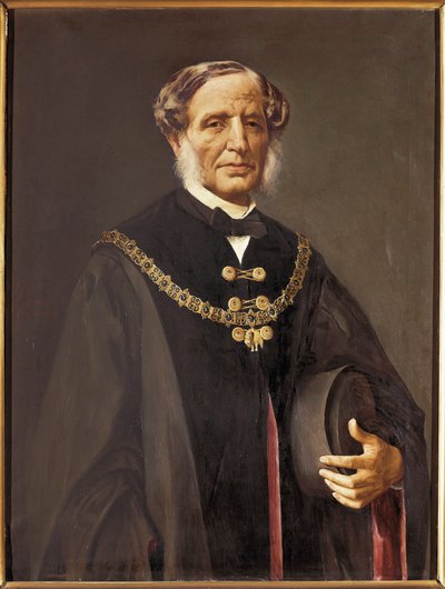 Portret van de Spaanse politicus Manuel Seijas Lozano door Francisco Jover y Casanova
