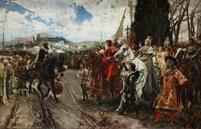 De capitulatie van Granada door Francisco Pradilla y Ortiz