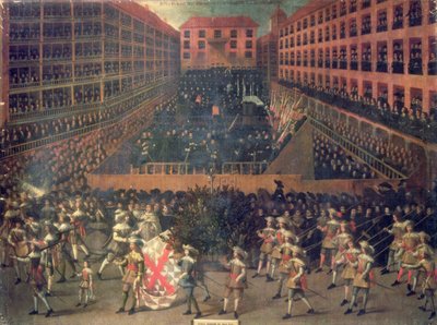 Auto de Fé in 1656 door Francisco Rizi