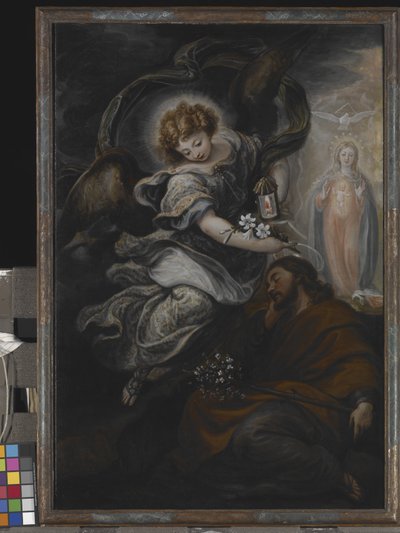 De Droom van St. Joseph door Francisco Rizi