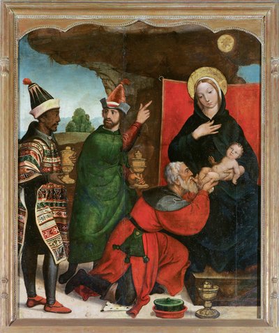 De Aanbidding der Wijzen door Francisco de Comontes