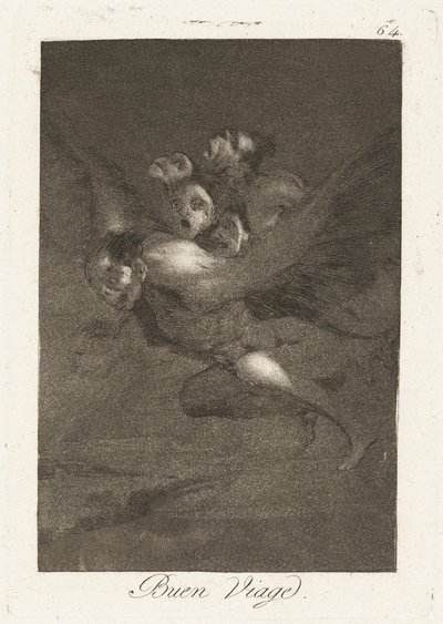 Buen Viage (Bon Voyage) door Francisco de Goya