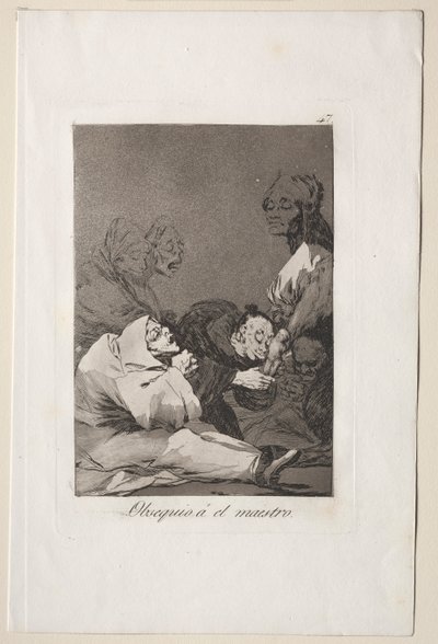 Caprichos: Een geschenk voor de meester door Francisco de Goya