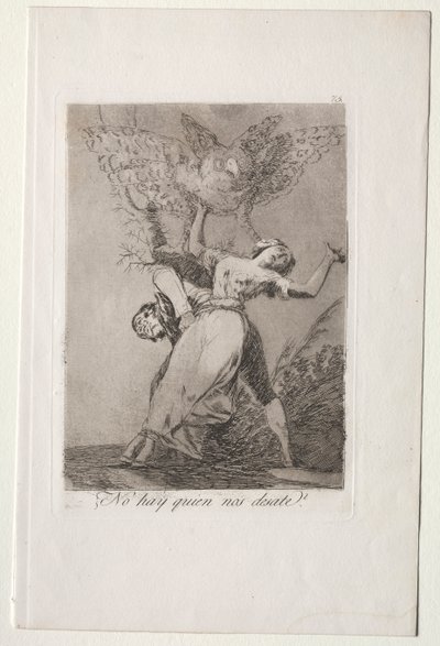 Caprichos: Kan niemand ons losmaken? door Francisco de Goya
