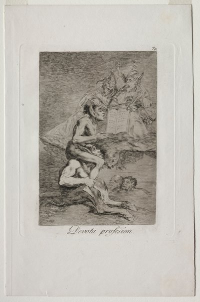 Caprichos: Vrome Beroep door Francisco de Goya