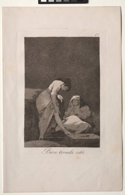 Caprichos: Het is mooi gespannen door Francisco de Goya