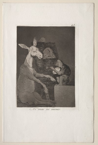 Caprichos: Noch Meer Noch Minder door Francisco de Goya