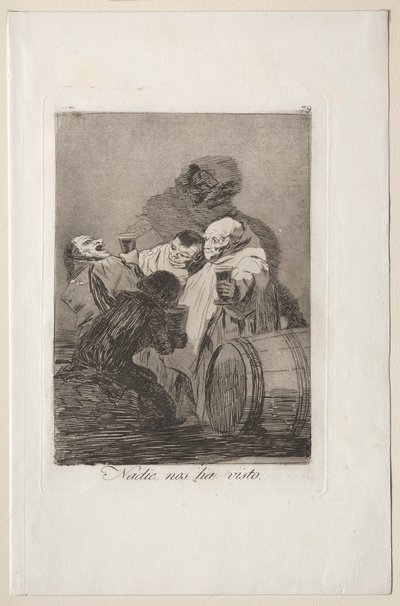 Caprichos: Niemand heeft ons gezien door Francisco de Goya