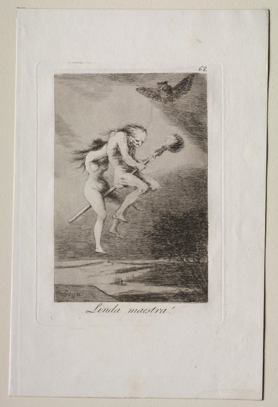Caprichos: Mooie leraar! door Francisco de Goya