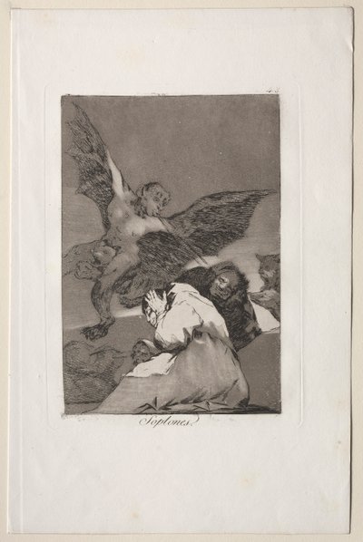 Caprichos: Roddelblazers door Francisco de Goya