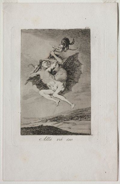 Caprichos: Daar gaat het door Francisco de Goya