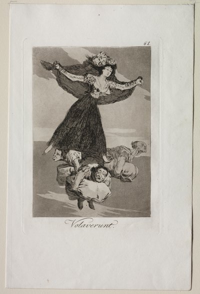 Caprichos: Ze zijn gevlogen door Francisco de Goya