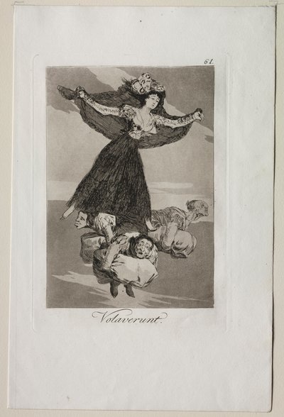 Caprichos: Ze zijn gevlogen door Francisco de Goya