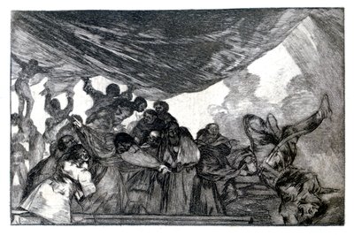 Heldere Fantasie, 1819-1823 door Francisco de Goya
