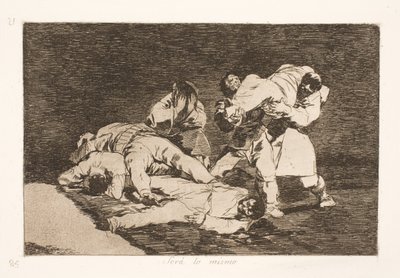Het blijft hetzelfde (21) door Francisco de Goya
