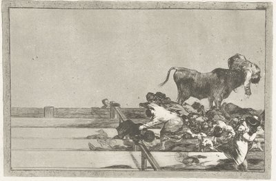 Dood van de burgemeester van Torrejon door Francisco de Goya