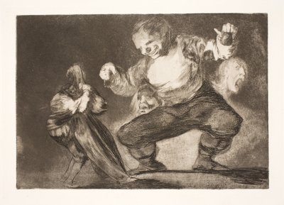 Dwaas (Na ondeugd komt onkuisheid) door Francisco de Goya