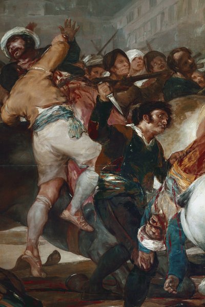 El dos de Mayo (2 mei) of De aanval van de Mamelukken (detail) door Francisco de Goya