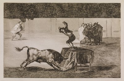 Nog een waanzinnige daad in dezelfde arena door Francisco de Goya
