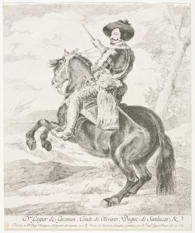 Gaspar de Guzman door Francisco de Goya