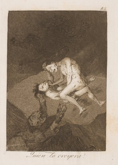 Wie zou dat geloven! door Francisco de Goya