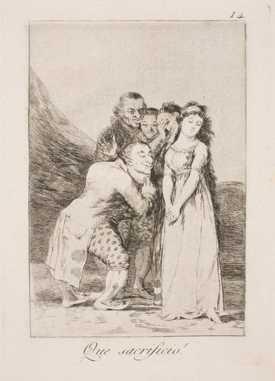Wat een offer door Francisco de Goya