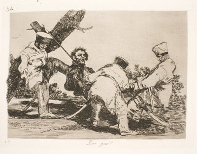 Waarom toch? (32) door Francisco de Goya