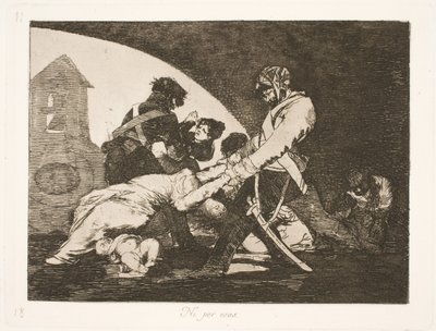 Niet van hen (11) door Francisco de Goya