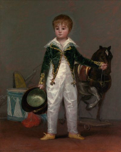 José Costa y Bonells (overleden 1870), Bijgenaamd Pepito, c.1810 door Francisco de Goya