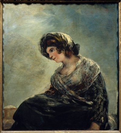 De melkmeid van Bordeaux door Francisco de Goya