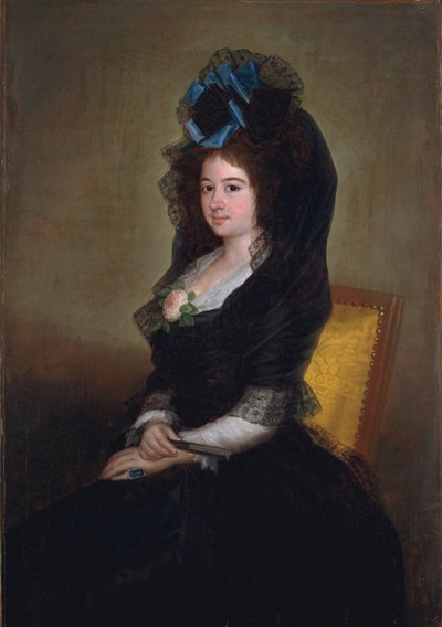 Narcisa Barañana de Goicoechea door Francisco de Goya