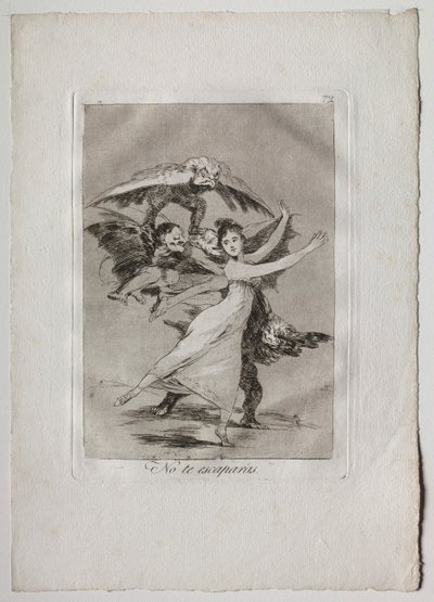 Ochenta Caprichos: Je zult niet ontsnappen, 1793-1798 door Francisco de Goya