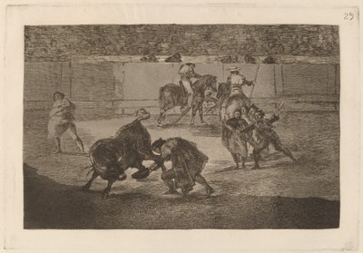 Pepe Illo Maakt de Passe van de "Recorte" door Francisco de Goya