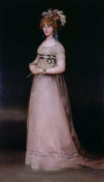 Portret van Maria Theresa de Bourbon y Vallabriga, de Condesa de Chinchon, c.1801 door Francisco de Goya