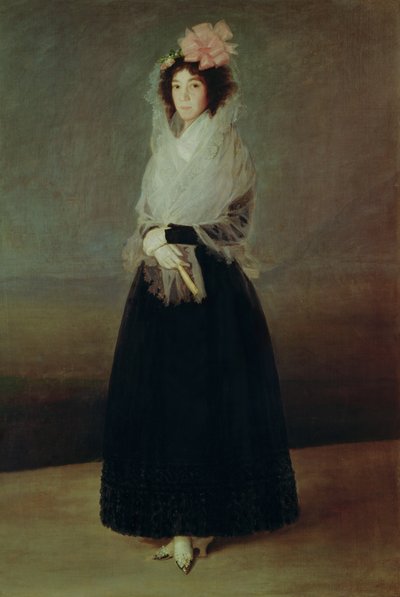 Portret van de Gravin van Carpio (1757-95) Marquesa de la Solana, c.1793 door Francisco de Goya