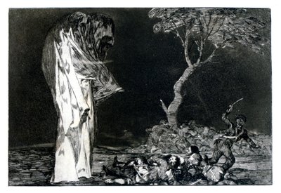 Raadsel van angst door Francisco de Goya
